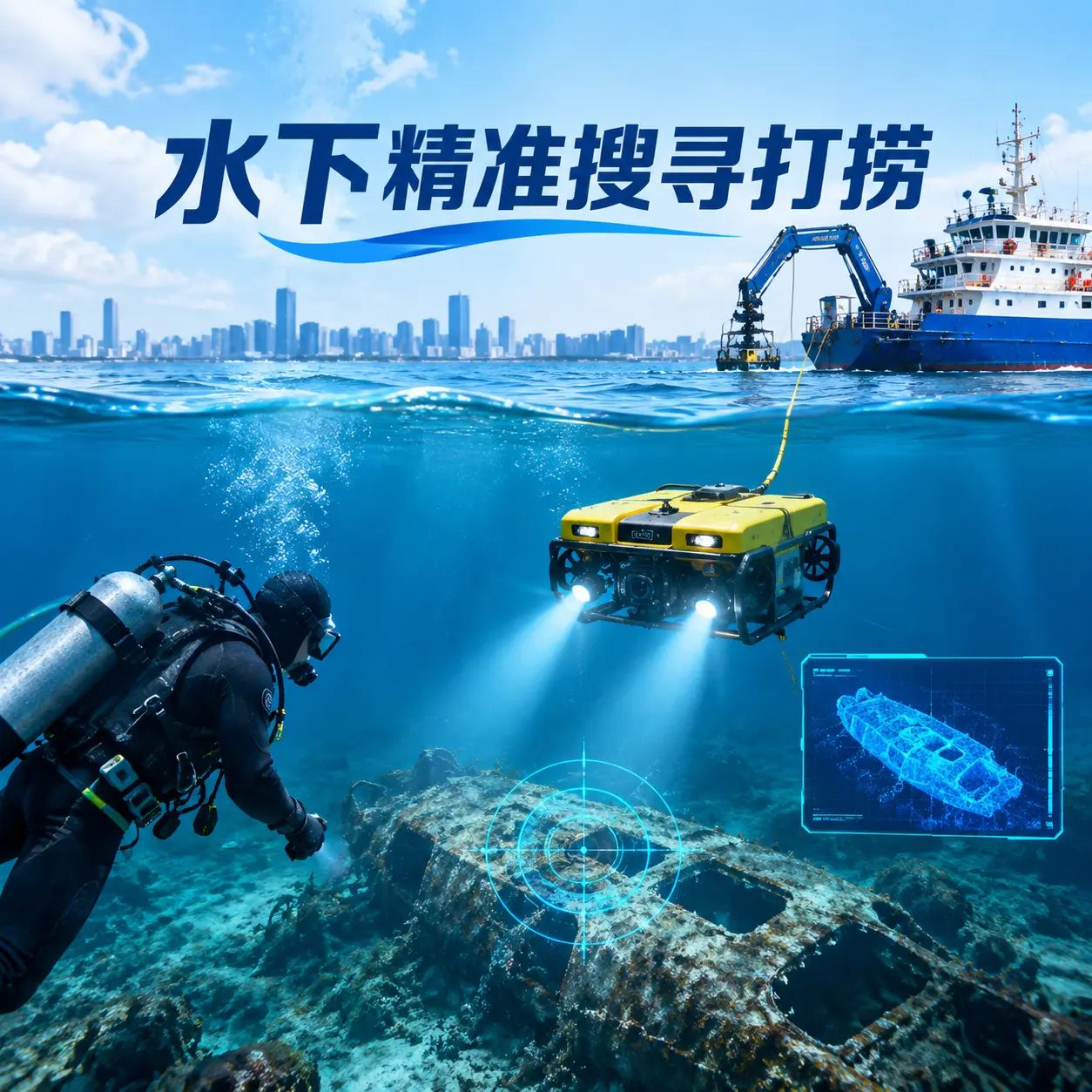 蒙城水下精准搜寻打捞